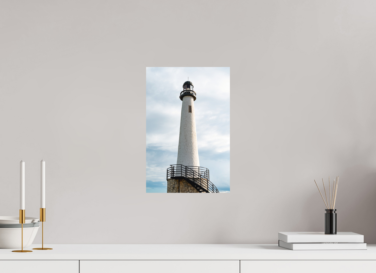 10 x 15″, Photo Rag Bright White The Lighthouse