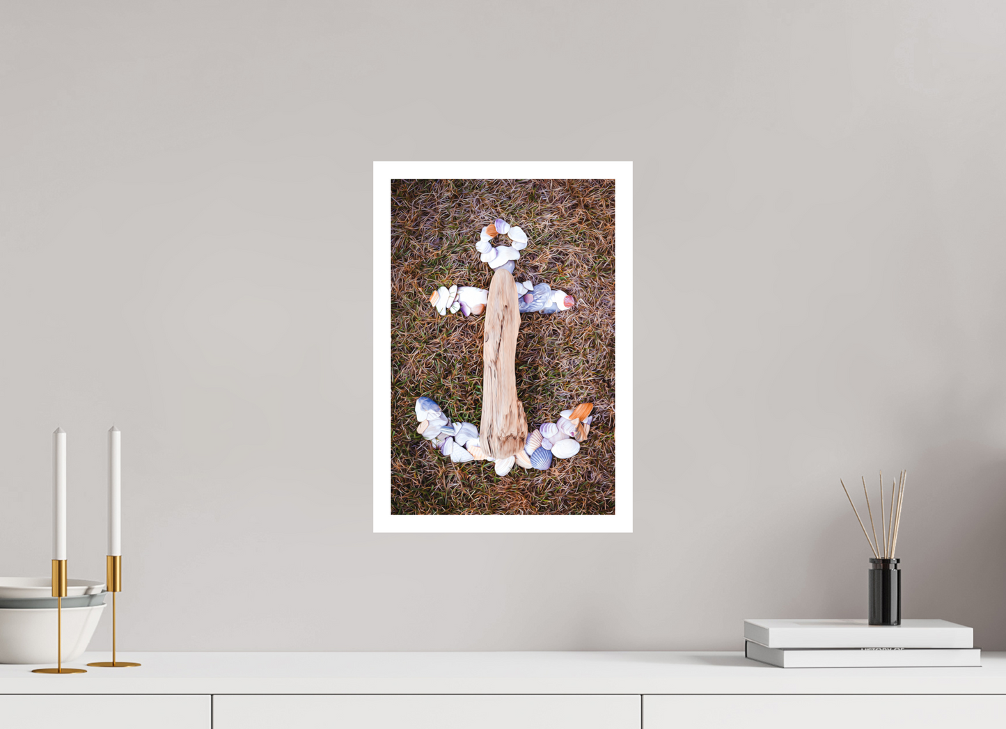 10 x 15″, Torchon 0.79'' Border The Anchor