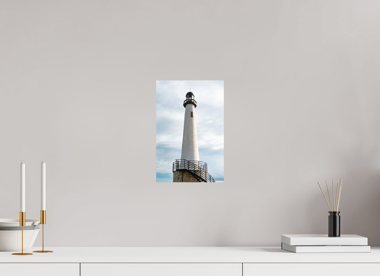 8 x 12″, Photo Rag Bright White The Lighthouse