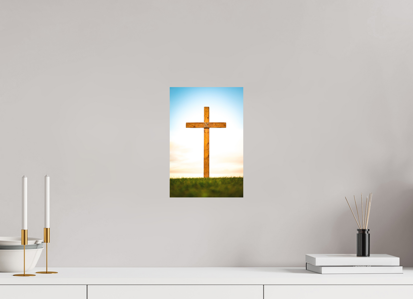 8 x 12″, Canson Arches Aquarelle Rag The Cross