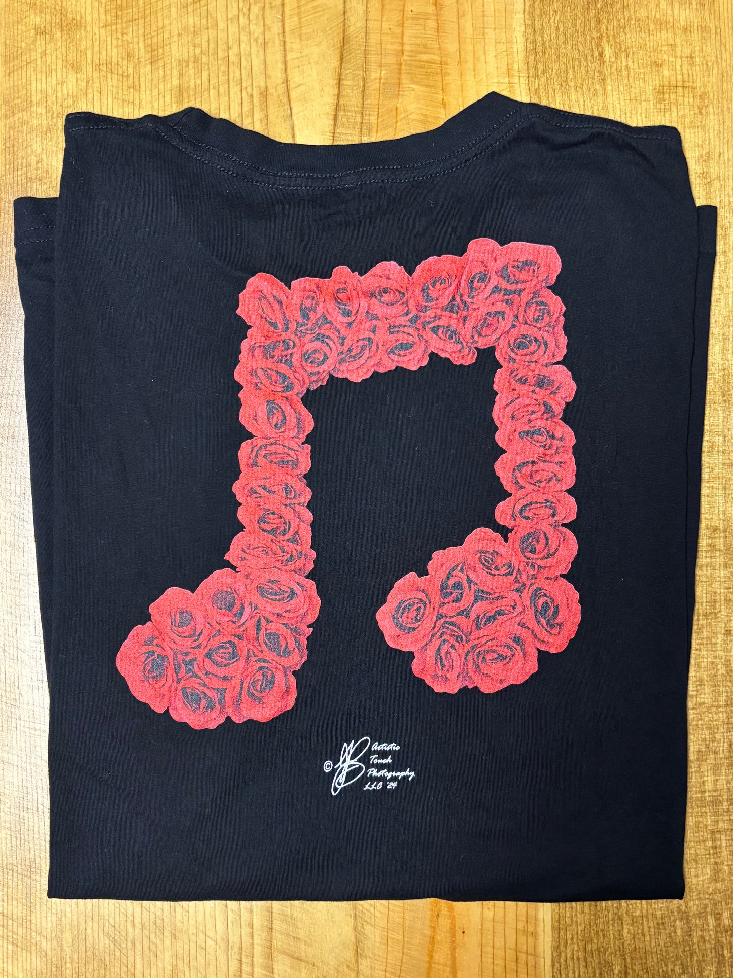 Eighth Note Roses Made In America Unisex T-Shirt