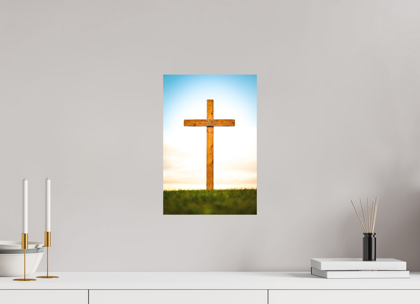 10 x 15″, Canson Arches Aquarelle Rag The Cross