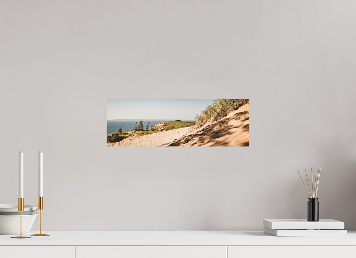 18 x 6″, Hahnemuhle Bamboo Sleeping Bear Dunes